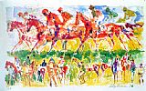 Leroy Neiman Famous Paintings - Racing